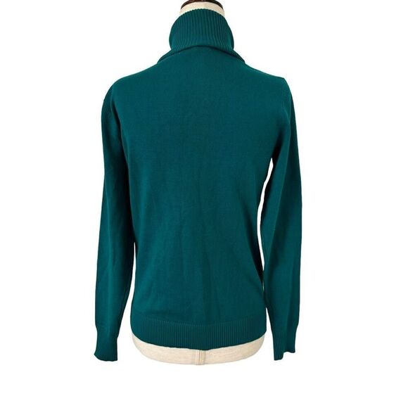 Colour Eighteen Viscose Blend Turtleneck Sweaters womens Size Small S Jewel Tone - Picture 5 of 12